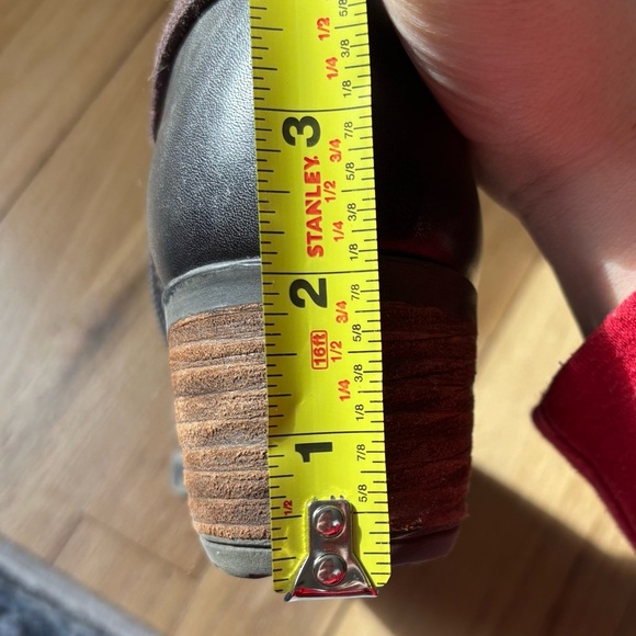 Pikolinos Le Mans Leather Ankle Booties Zip Up In Brown/Green Women’s Size 40 - Picture 8 of 8